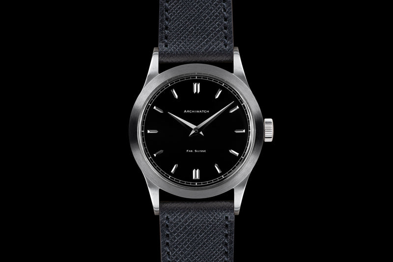 2023 ARCHIWATCH "ORIGINAL" 2525-1 GLOSSY BLACK DIAL LIMITED EDITION