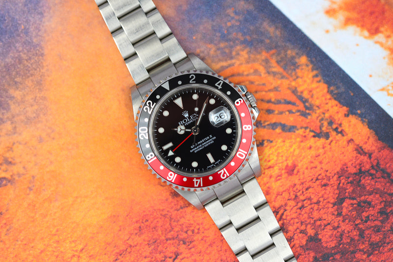 1998 Rolex GMT Master II 16710 Coke Insert with papers