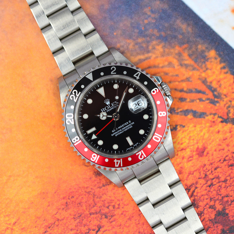 1998 Rolex GMT Master II 16710 Coke Insert with papers