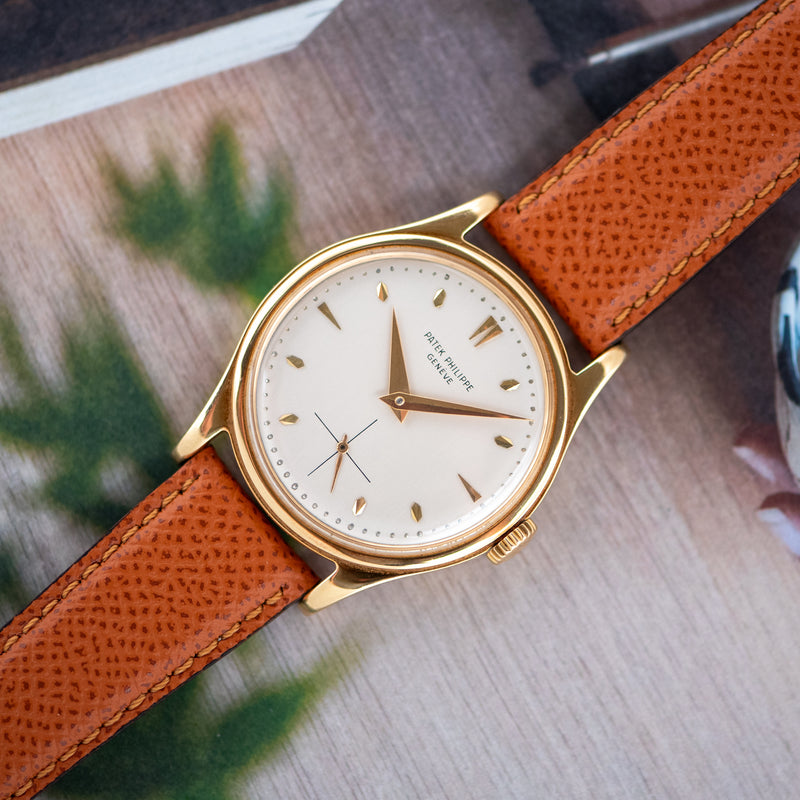 1955 Patek Philippe "Calatrava" 18k Yellow Gold 2509 with Extract from the Archives