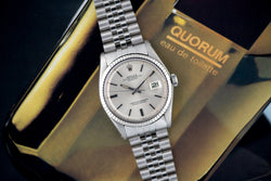 1977 Rolex Oyster Perpetual Datejust Silver Step Dial 1601