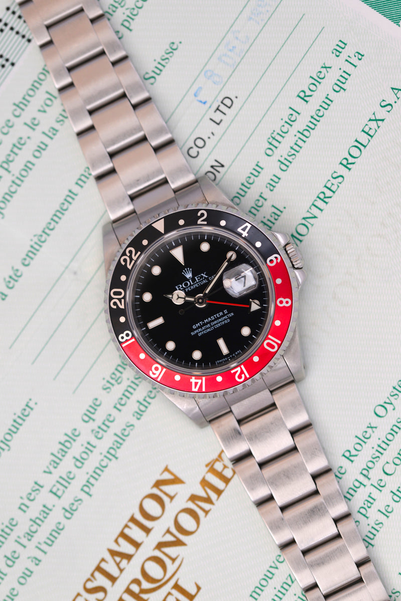 1994 Rolex GMT Master II 16710 Coke Insert with papers