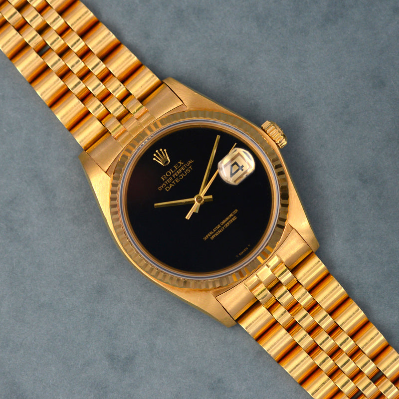 1977 Rolex Oyster Perpetual Datejust "Onyx" 16018