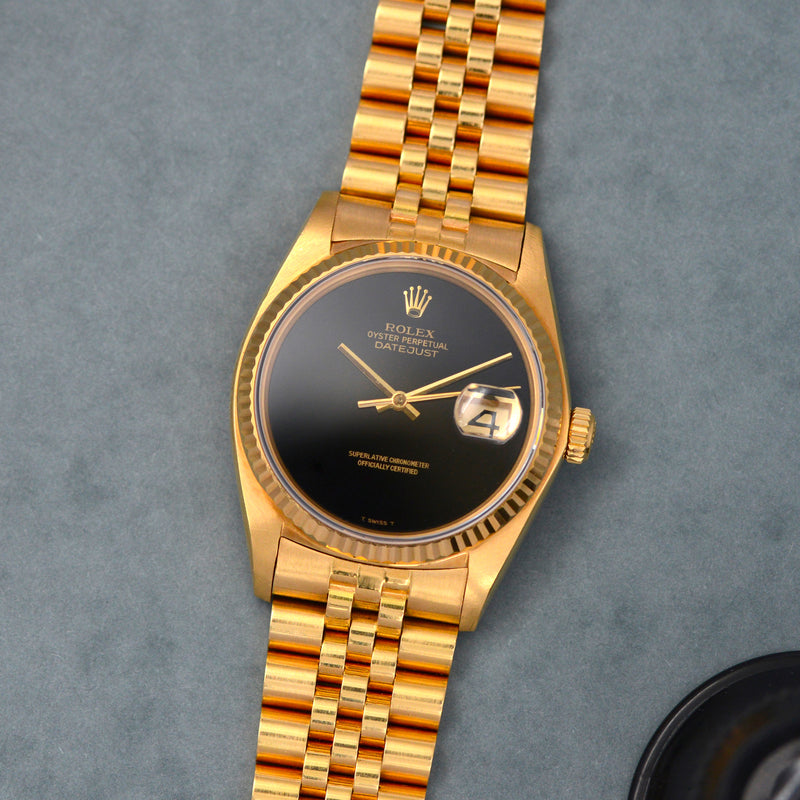 1977 Rolex Oyster Perpetual Datejust "Onyx" 16018