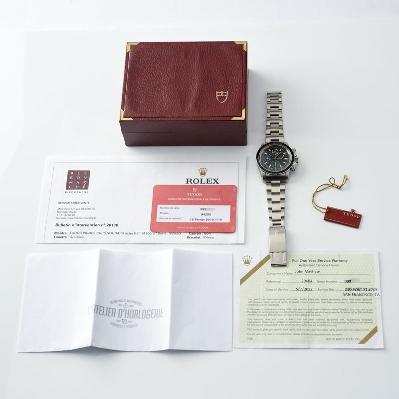 1978 Tudor Big Block Exotic "Montecarlo" Dial 94200 with box and papers